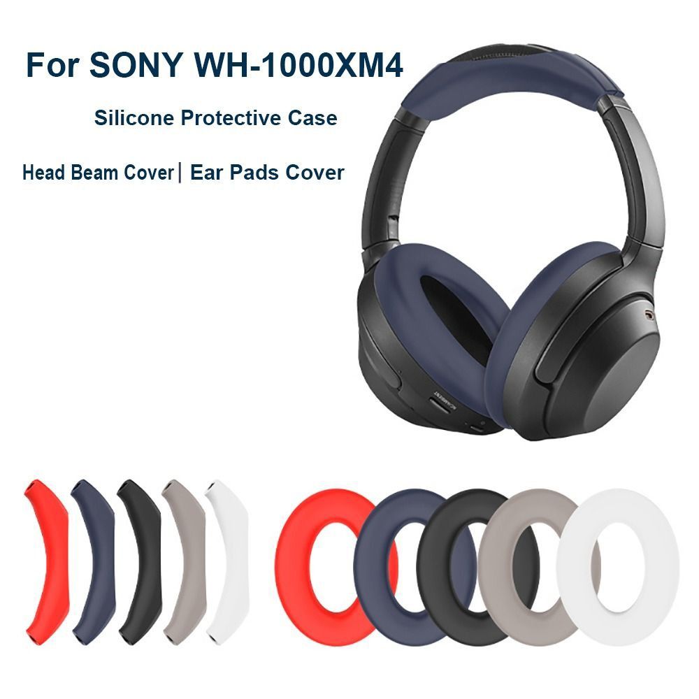 Sony Headphone Wh-1000Xm4 - Accessoires pour casque, couvre-oreillettes en silicone