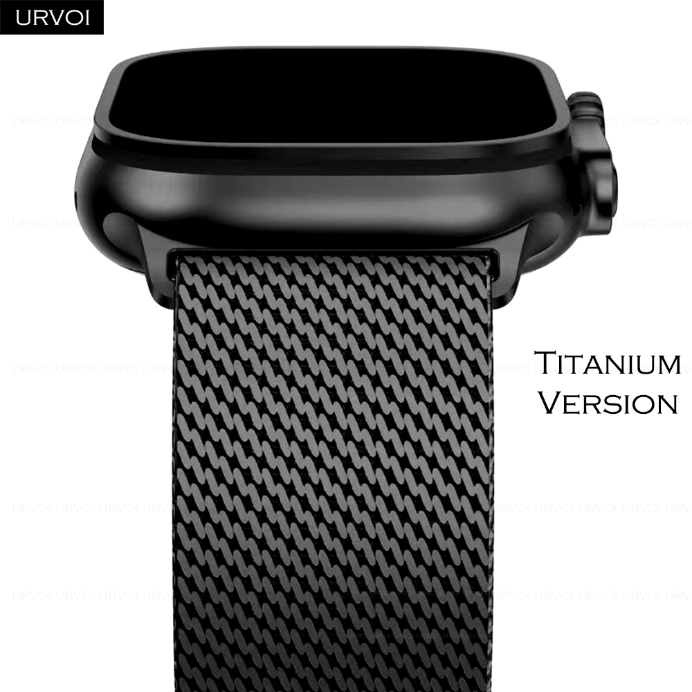 Mesh Coil Strip - URVOI boucle milanaise en titane pour
