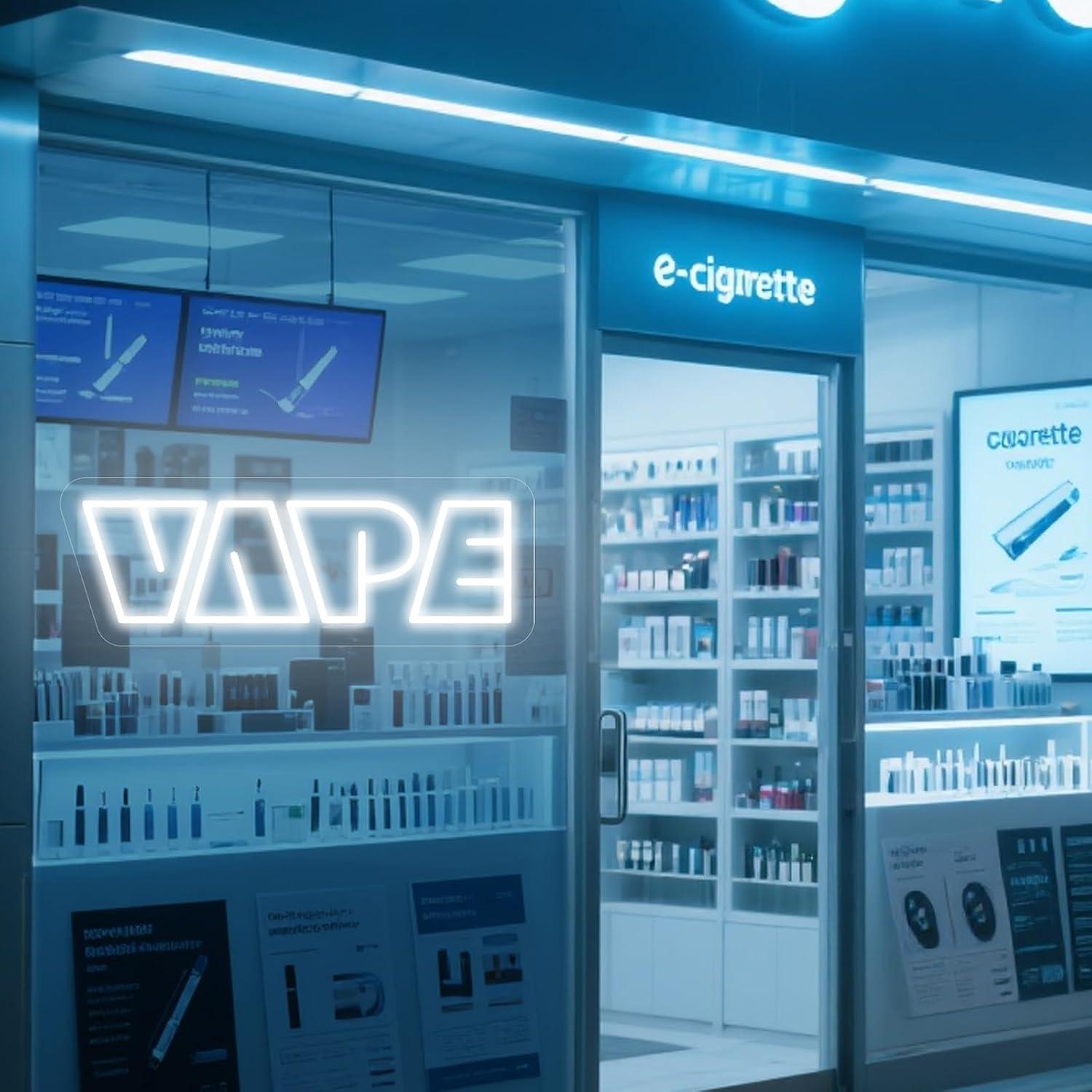 Enseigne néon VAPE, lumière LE - Vaping Store avis et prix