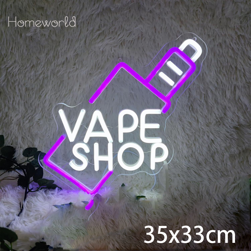 VAPE Shop – panneau néon pour  - Vaping Store avis et prix