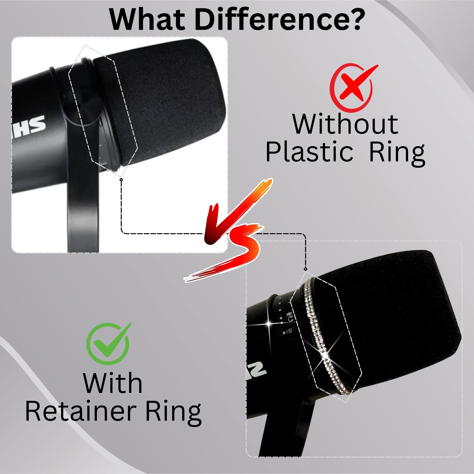 Filtre anti-pop Shining MV7 po - Shure Mic Mv7 avis et prix