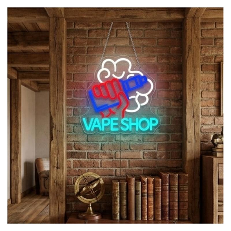Enseigne néon LED pour magasin - Vaping Store avis et prix